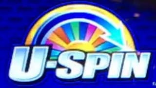 CASH SPIN U-Spin MULTI SPIN •LIVE PLAY• Slot Machine in Las Vegas