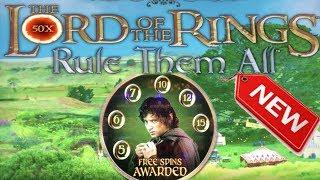NEW SLOT ** LORD OF THE RINGS - RULE THEM ALL ** TONS OF FEATURES
