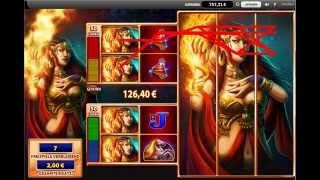 Fire Queen Slot (WMS) - Freespin Feature - Mega Big Win