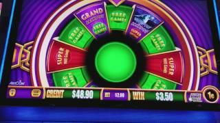 LIVE PLAY Wonder 4 Slot machine - Timber Wolf Deluxe - 7/20/17