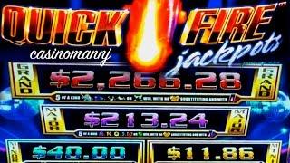 Quick Fire Jackpots - PROGRESSIVE WINS - Slot Machine Bonus