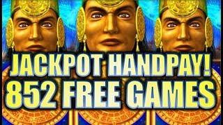 •FULL LENGTH•JACKPOT HANDPAY! 852 FREE GAMES!!• • MAYAN CHIEF MASSIVE BIG WIN! Slot Machine Bonus
