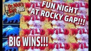 •️BIG WINS AND A FUN NIGHT AT ROCKY GAP!!!•️ Slot Machine Buffet
