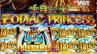 LIVE PLAY •ZODIAC PRINCESS• & •MUSTANG• FREE SPINS WHERE'S MY 15 MUSTANG HEADS!!•