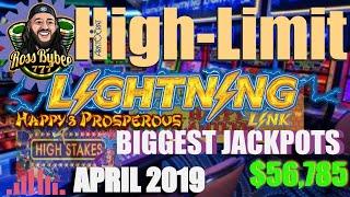 BIGGEST SLOT MACHINE JACKPOTS APRIL 2019 HIGH LIMIT LIGHTNING LINK