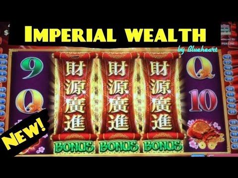 Konami- IMPERIAL WEALTH slot machine Max Bet BONUS/LIVE PLAY/ SURPRISE WIN!
