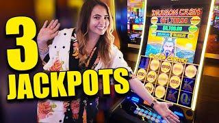 LAST MINUTE of Vegas Trip & We Went Home With 3 JACKPOTS & BACK to BACK!