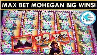MAX BETTING @ MOHEGAN SUN CASINO! BUFFALO DIAMOND SLOT MACHINE BIG WIN! SUGAR HITS @ $6 BETS!