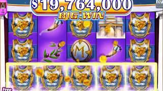 MASTROS Video Slot Casino Game with a "BIG WIN "FREE SPIN BONUS