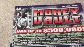 New $5 Money Vault Scratch off from New York Lottery