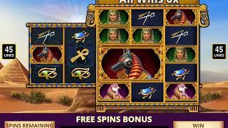 RICHES OF THE SPHINX Video Slot Game with a PHARAOH'S SPIN BONUS