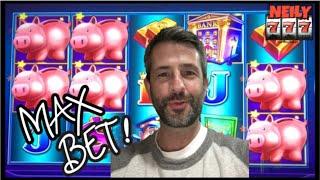 PIGGY BANKIN • 100 SPINS @ MAX BET • WHAT'S MY PAYBACK % ON THIS SLOT?