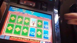 Outback Jack slot machine bonuses and Jackpot feature wins! Big wins, coin action! Sands casino.
