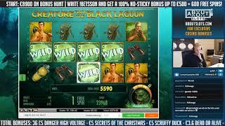 BIG WIN!!!! Creature of the black lagoon Big win - Casino - Bonus Round (Online Casino)