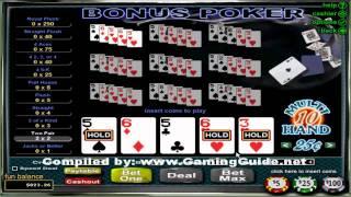 Bonus Poker 10 Hand Video Poker