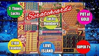 •Scratchcards•.VIP•POT of GOLD•£250,000 Blue•£100 Loaded•Super 7s•Lucky Numbers•3 Times Lucky.