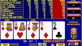 Learn to win at Video Poker like a pro!  - Interactive Tutorial shows you how.