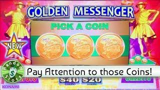 •️ New - Golden Messenger slot machine, 2 bonuses