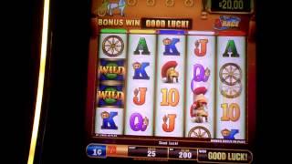 Champions of Rome slot bonuses at Sands Casino in PA