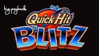 Quick Hit Blitz Red Slot - NICE SESSION, ALL FEATURES!
