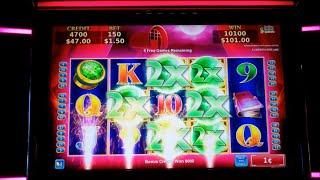 Gypsy Fire Slot Machine Bonus + Retriggers - MAX BET - 48 Free Games - HUGE WIN
