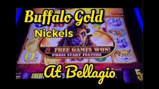 5c BUFFALO ★ Slots ★ GOLD ★ Slots ★️ at Bellagio !