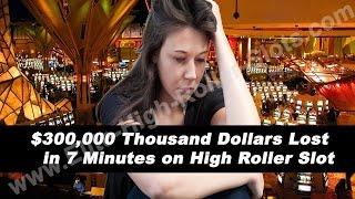 •Big Slot Loss! $300,000 Thousand High Limit Vegas Casino NO Jackpot Handpay Aristocrat, IGT • SiX S