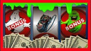 BIG WINS! Ghostbusters Slot Machine LIVE PLAY & BONUSES With SDGuy1234