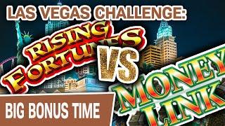 ⋆ Slots ⋆ Challenge: Rising Fortunes Vs. Money Link in LAS VEGAS ⋆ Slots ⋆ Which Machine Will Pay Me