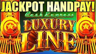 ⋆ Slots ⋆JACKPOT HANDPAY!!⋆ Slots ⋆ ⋆ Slots ⋆ TRAIN HAS ARRIVED! CASH EXPRESS LUXURY LINE Slot Machine (Aristocrat Gaming)