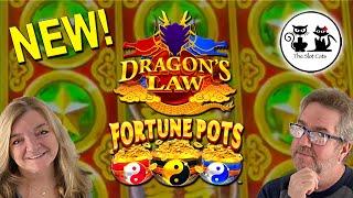 OMG - BRAND NEW DRAGON'S LAW FORTUNE POTS! MEGA FEATURE ON KONAMI'S "BAG GAME" !! IT'S BANANA'S!!