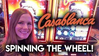 Casablanca Slot Machine! Long Session! Can I Pick The BONUS?