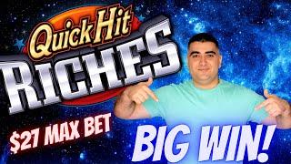 High Limit Quick Hit Slot Machine Bonuses Won - BIG WIN | Live Slot Play At Casino  | SE-6 | EP-8