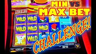 EPIC MIN VS MAX BET SLOT CHALLENGE!