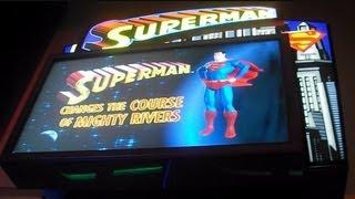 NEW GAME Superman BIG WIN Slot Machine Line Hit