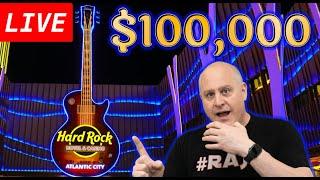Massive High Limit Slot Play Live from Atlantic City!