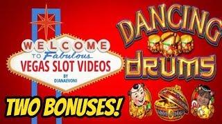 DRUMS DANCE- DIANA WINS! High Limit Bonus and Penny Bonus