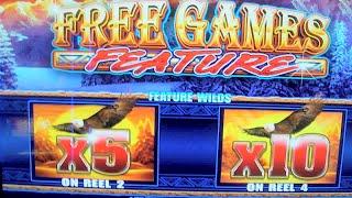FIRST LOOK: Alaskan Storm Deluxe Slot Machine DEMO - BIG WIN!