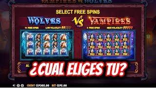 Lobos VS Vampiros ★ Slots ★ ¿Cúal eliges? / Bonus Slot Online Gratis