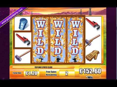 £226.40 SUPER BIG WIN (189 X STAKE) ON GUSHER™ JACKPOT PARTY®