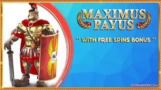 ** NEW ** Centurion Maximum Payus with FREE SPINS BONUS