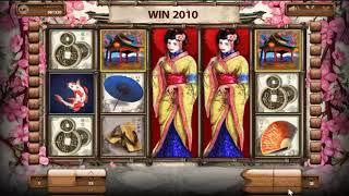 Geisha slots - 3,360 win!