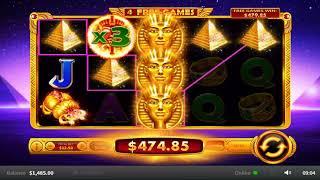Ramesses Fortune slot - 1,479 win!