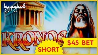 JACKPOT HANDPAY! Kronos Slot - $45 MAX BET! #Shorts