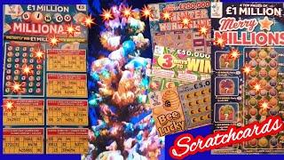 •Scratchcards.•..BINGO Millionaire..3 Ways to Win..Gold Tripler.Bee Lucky..Merry Millions