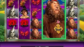 WIZARD OF OZ: KING OF THE FOREST Video Slot Casino Game with a LION'S SHARE FREE SPIN BONUS