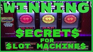 • Winning Secrets for Slot Machines • An Interview with Steve Bourie • Answers to YOUR Questions!