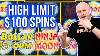 HIGH LIMIT $100 SPINS - Max Bet Temple of the Tiger & Dollar Storm Jackpots