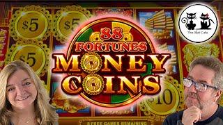 88 MONEY FORTUNE COINS SLOT MACHINE!! ONE OF OUR FAVORITES!