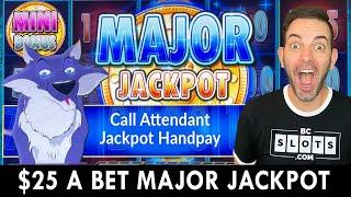 ⋆ Slots ⋆  $25 A Bet MAJOR JACKPOT ⋆ Slots ⋆ Huff N' Puff at Baldini's Casino